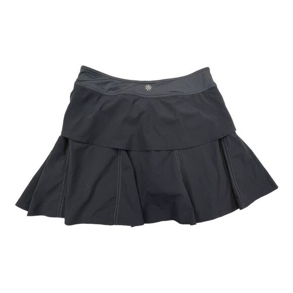 Athleta Women's Wherever Ruffled Layered Active Golf Tennis Skirt Skort Size 4P - Picture 2 of 7